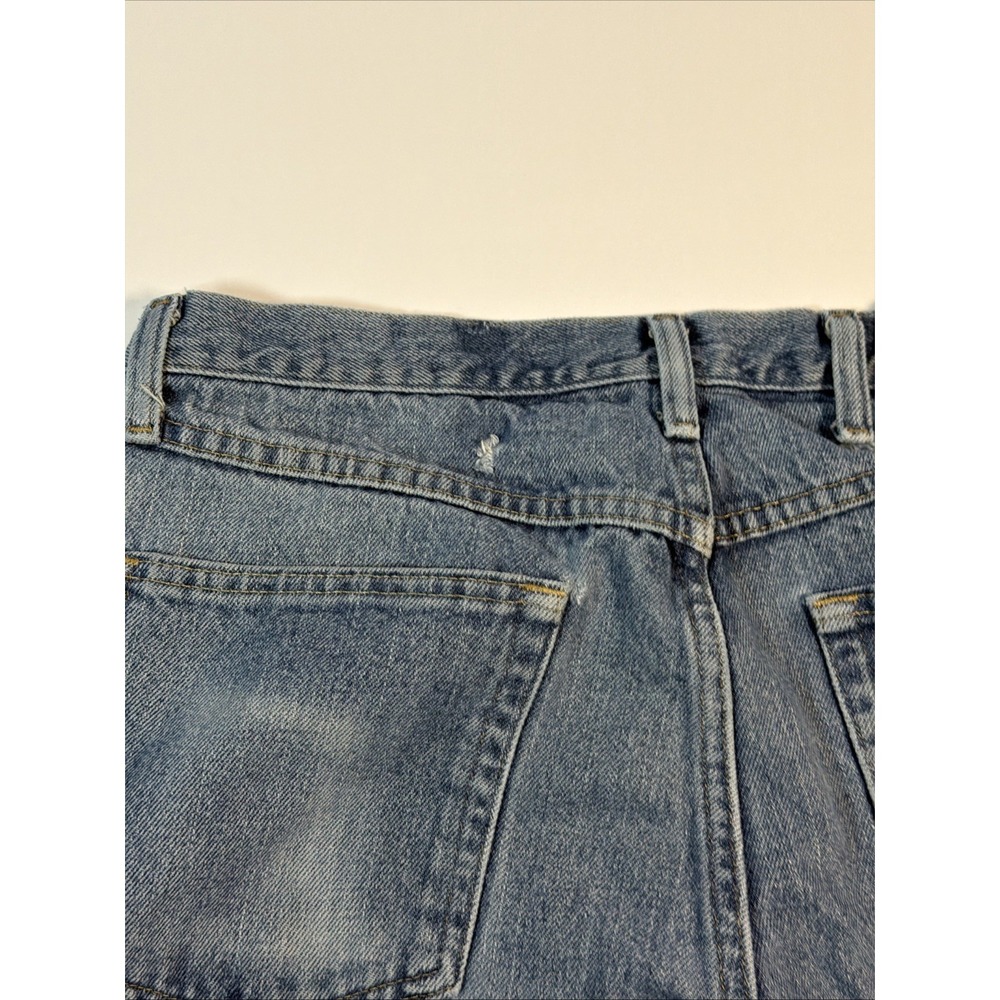 Wrangler Jeans Men's 34x29 Premium Quality Light Wash Straight Leg Workwear - Picture 8 of 14